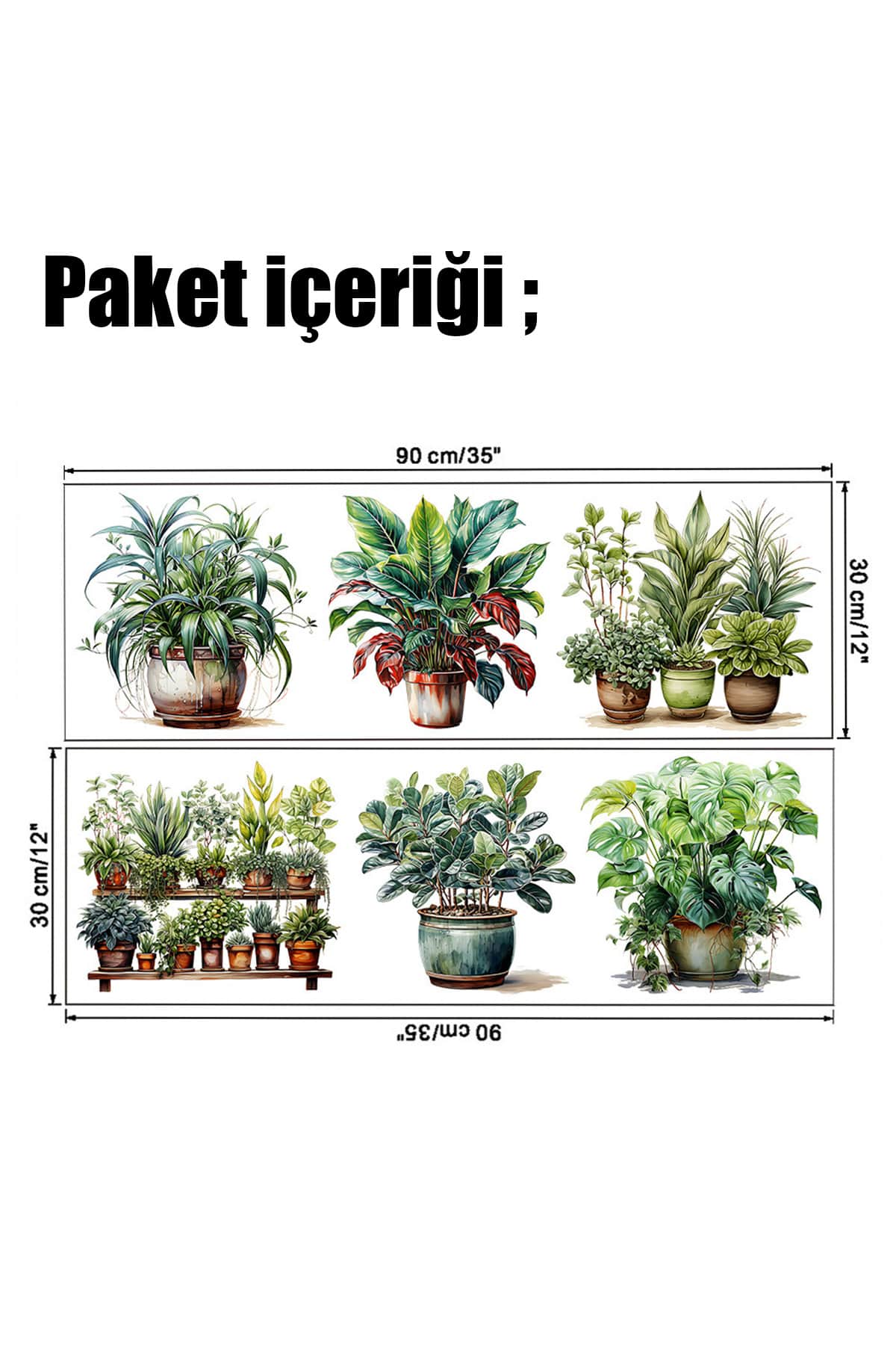 🌼SAKSI ÇİÇEKLİ TASARIMLI YAPIŞKANLI STİCKER - dibidip 