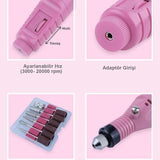 💅ELEKTRİKLİ MANİKÜR PEDİKÜR MAKİNESİ - dibidip