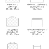 ALAS-04522 DERİLİ 6'LI BAVUL İÇİ SEYAHAT ÇANTASI - dibidip 