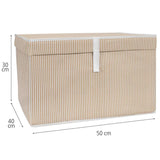 ALAS-07189 ÇOK AMAÇLI KUTU MAKSİ KAHVERENGİ - dibidip 