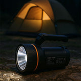 🔦GOLD SİLVER ADAPTÖR ŞARJLI EL FENERİ PROJEKTÖR - dibidip