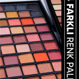 54 LÜ SEDEFLİ MAT FAR PALETİ