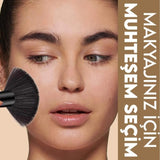 24 LÜ DERİ ÇANTA BAMBU RENKLİ MAKYAJ FIRÇA SETİ