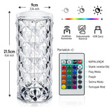 KRİSTAL MASA LAMBASI