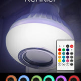 🎶KUMANDALI BLUETOOTHLU LED LAMBA - dibidip 