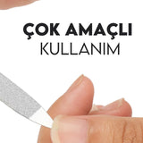 TIRNAK BAKIM SETİ KAĞIT VE ÇİFT TARAFLI TÖRPÜ