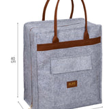 ALAS-04263 DERİ KULPLU AYAKKABI SEYAHAT ÇANTASI - dibidip 