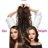 💁ONE STEP SAÇ DÜZLEŞTİRİCİ FÖN TARAK - dibidip