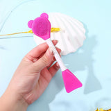 🌸CİLT BAKIM FIRÇASI VE MASKE SPATULASI - dibidip