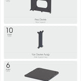 👟BARONESS 5 KATLI BEYAZ AYAKKABILIK - dibidip 