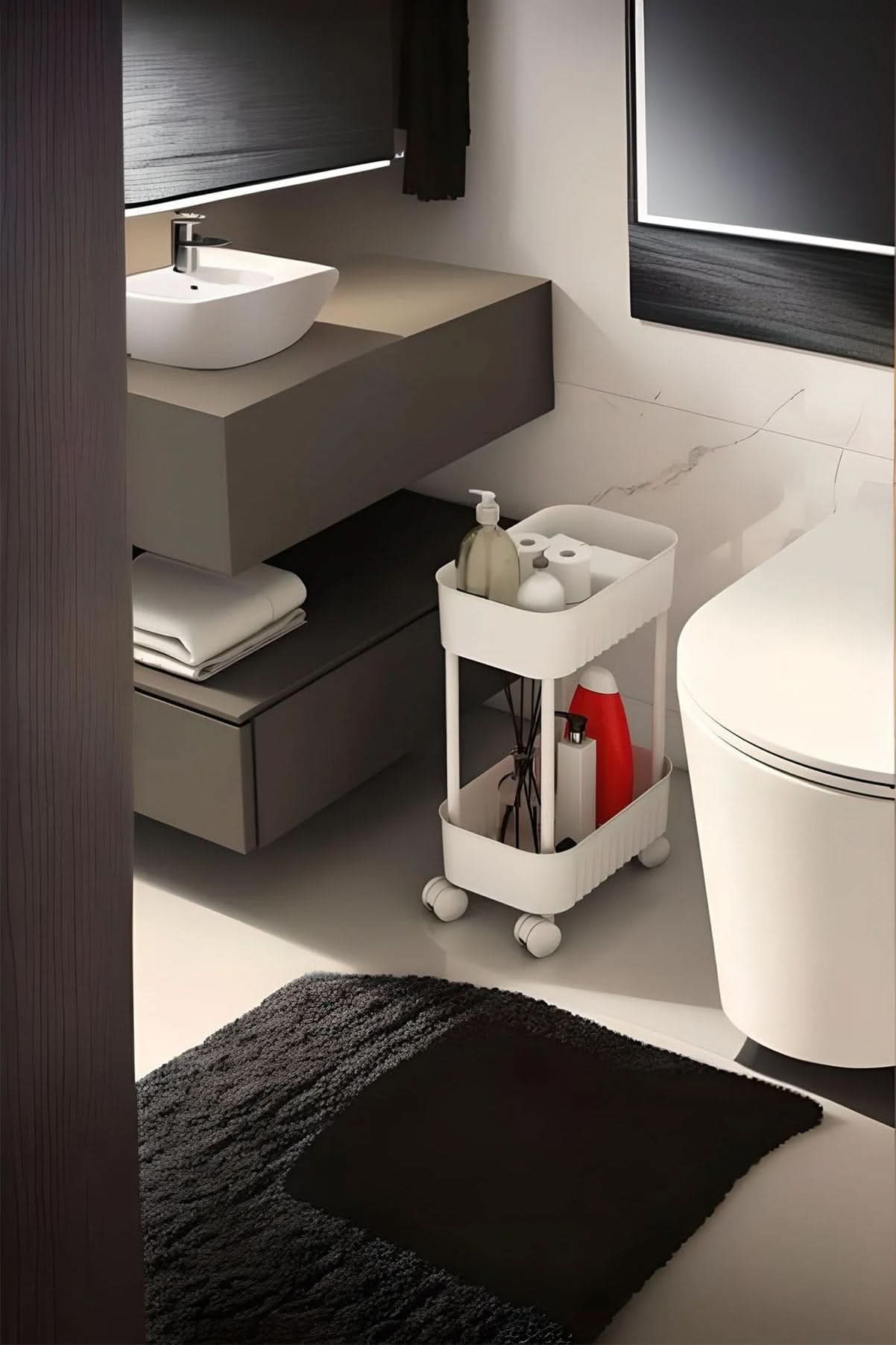 🏠2 KATLI ÇOK AMAÇLI ÇOK ORGANİZER RAF - dibidip 