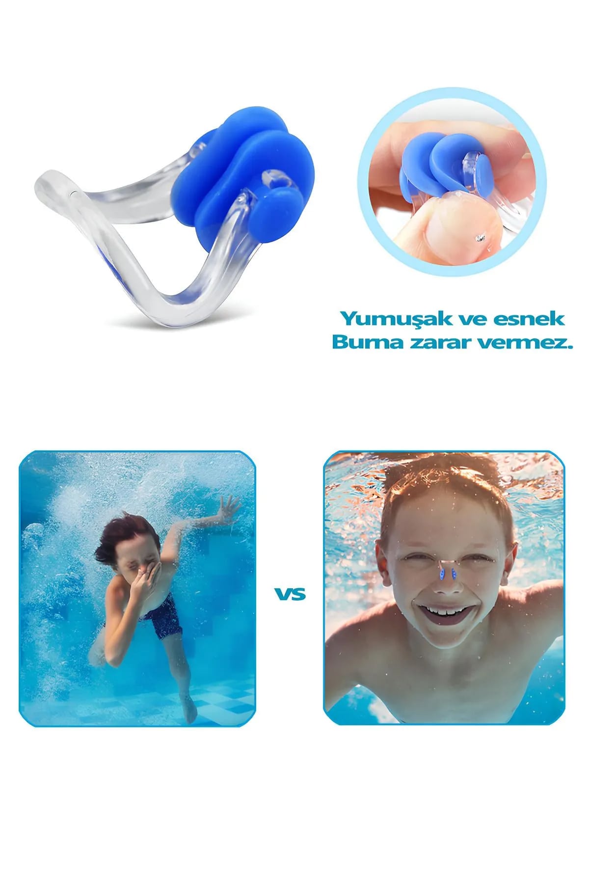 🏊KULAK VE BURUN TIKACI HAVUZ SET - dibidip 