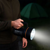 🔦GOLD SİLVER ADAPTÖR ŞARJLI EL FENERİ PROJEKTÖR - dibidip