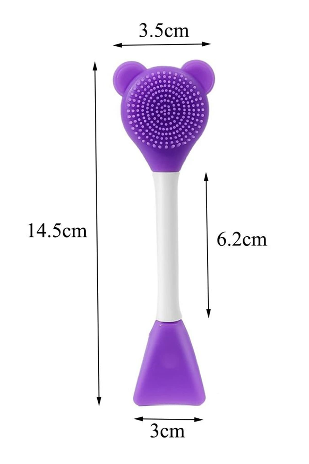 🌸CİLT BAKIM FIRÇASI VE MASKE SPATULASI - dibidip