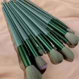 13 LÜ YEŞİL FIRÇA SETİ