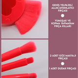 4 LÜ AYNALI MAKYAJ FIRÇA SETİ