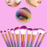 10 LU MAKYAJ FIRÇA SETİ