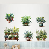 🌼SAKSI ÇİÇEKLİ TASARIMLI YAPIŞKANLI STİCKER - dibidip 