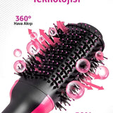 💁ONE STEP SAÇ DÜZLEŞTİRİCİ FÖN TARAK - dibidip