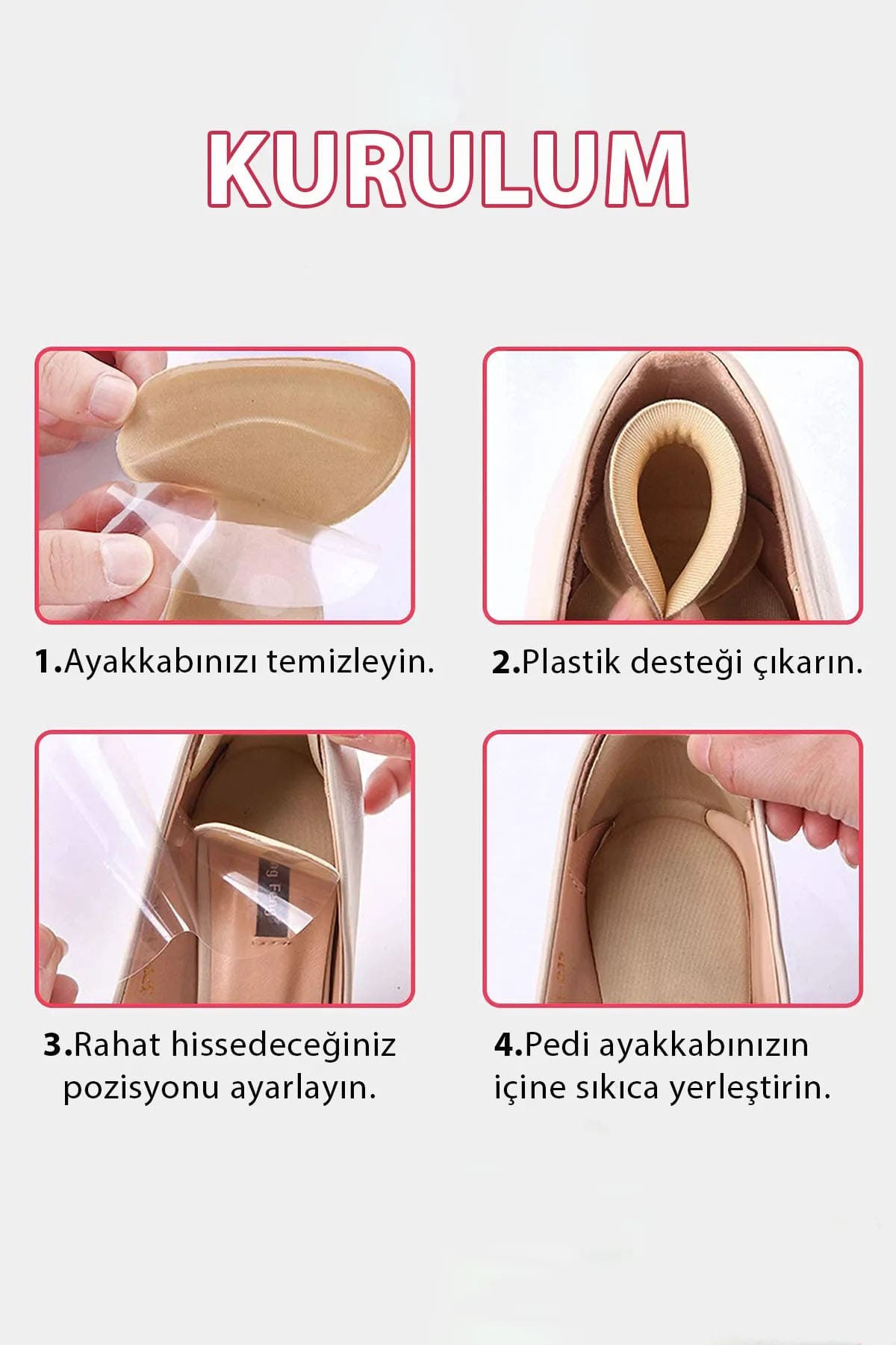 👟T TABAN DESTEKLİ VURMA ÖNLEYİCİ PAD - dibidip 