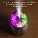 🌈YUVARLAK RGB BUHAR MAKİNESİ - dibidip