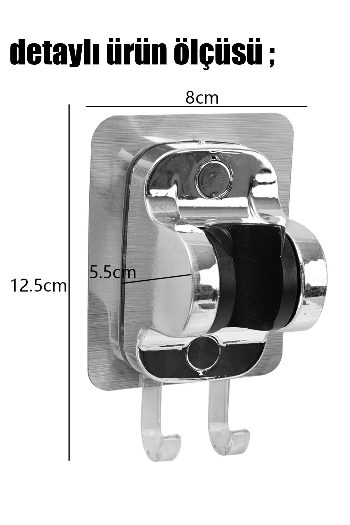 🚿METALİK HORTUM VE BAŞLIK TUTMA APARAT SETİ - dibidip 