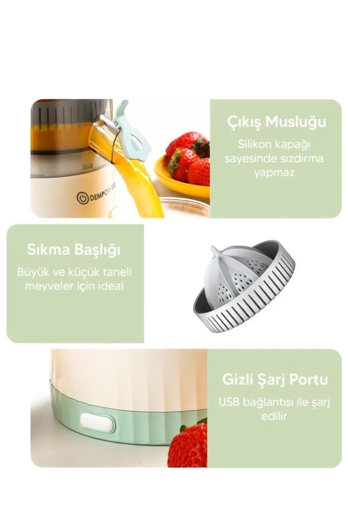 🍊KABLOSUZ SEBZE MEYVE SIKACAĞI - dibidip 