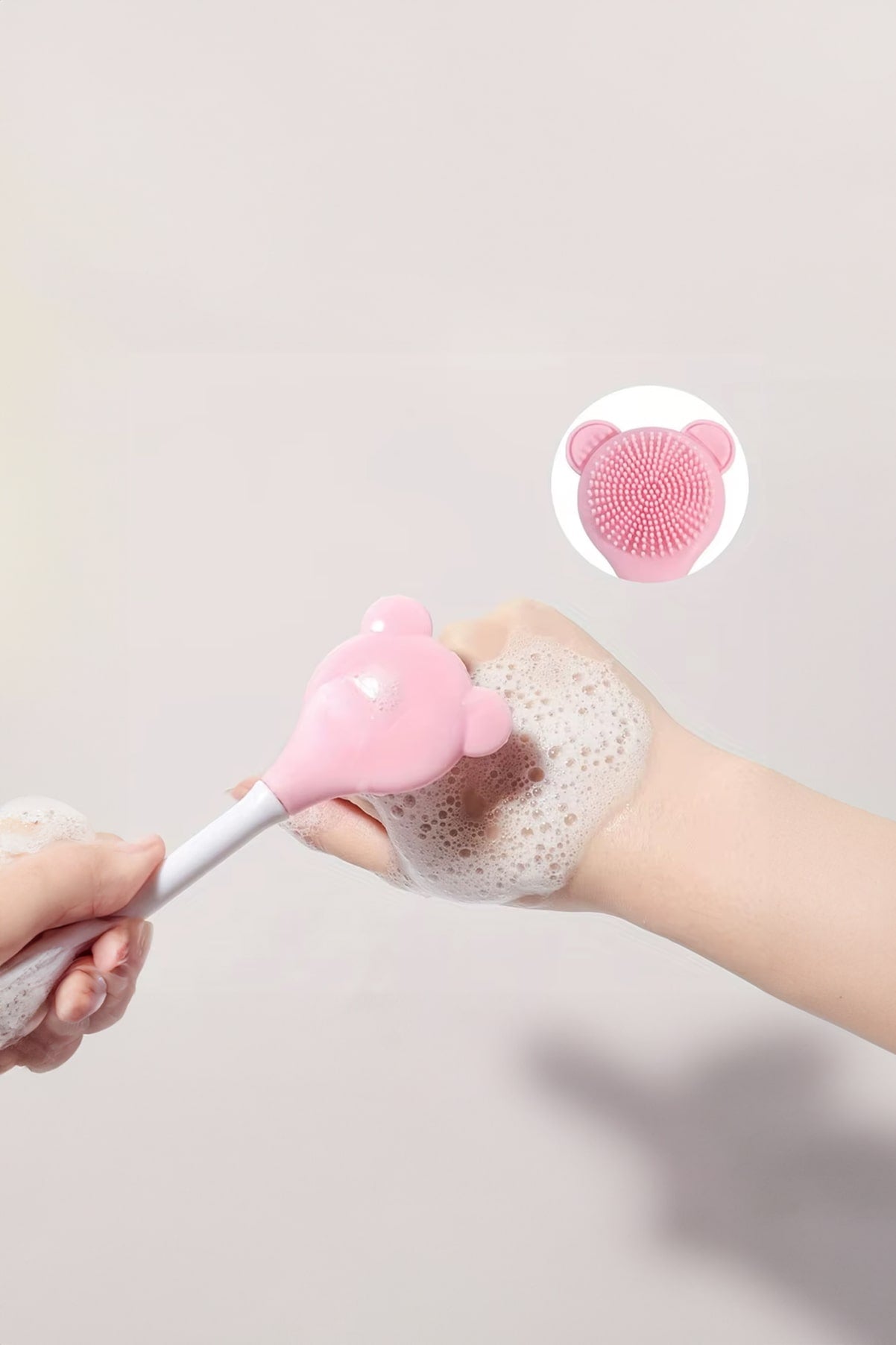 🌸CİLT BAKIM FIRÇASI VE MASKE SPATULASI - dibidip