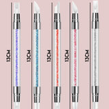 5 Lİ RENKLİ TAŞLI TIRNAK SÜSLEME FIRÇA SETİ