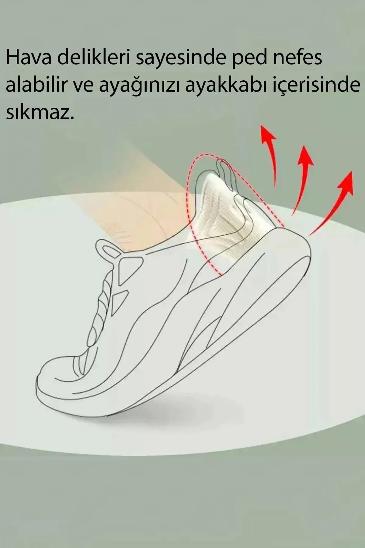 👠TAÇ ŞEKİLLİ TOPUK DARALTMA VE VURMA ÖNLEYİCİ - dibidip 