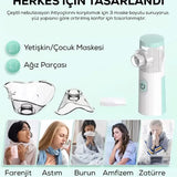 👩NEBULİZATÖR TAŞINABİLİR BUHAR MAKİNESİ - dibidip