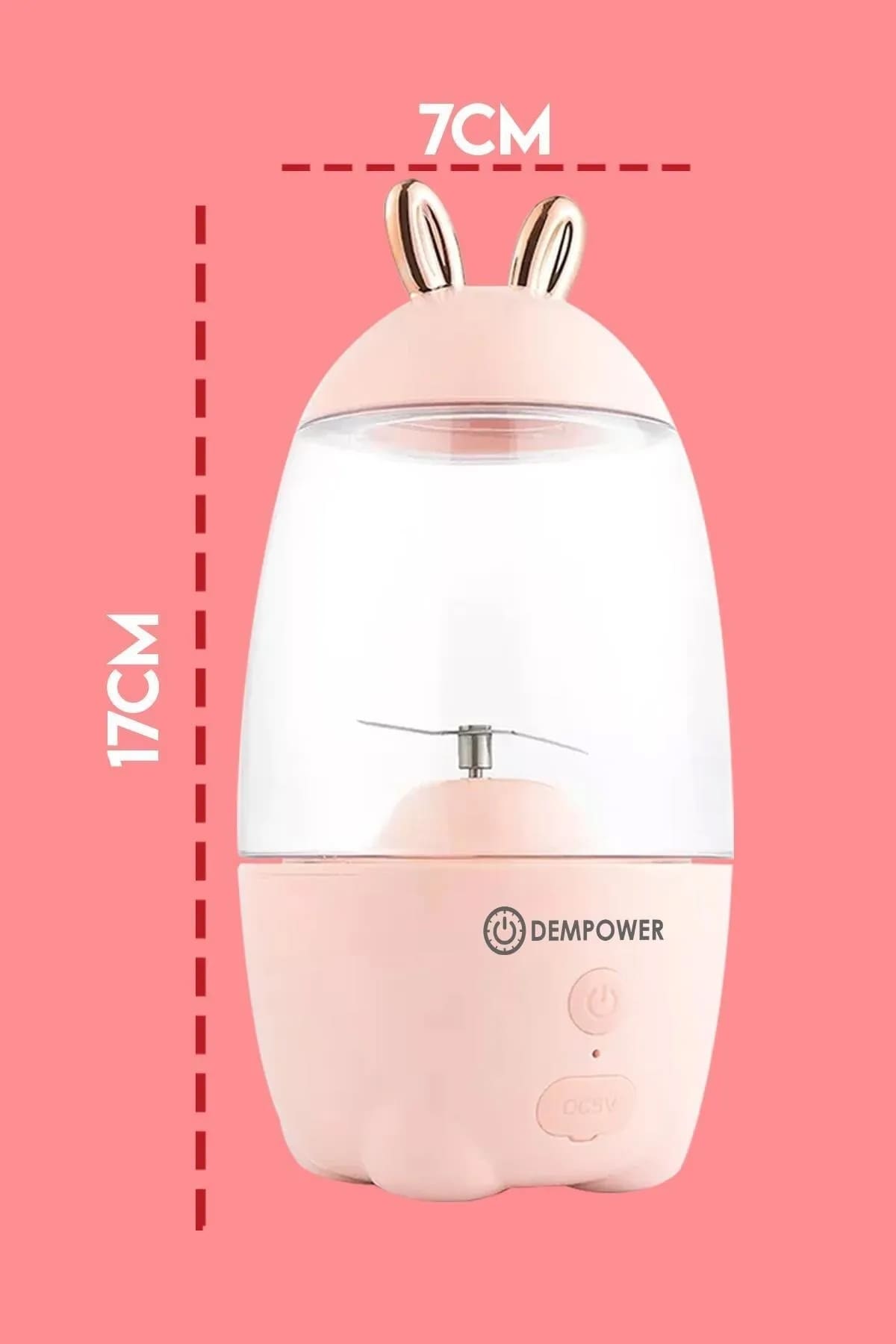 🐇TAVŞAN TASARIMLI ŞARJLI BLENDER - dibidip 