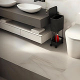 🗑️TEKERLEKLİ RAFLI ORİGA ÇÖP KOVASI - dibidip 