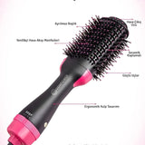 💁ONE STEP SAÇ DÜZLEŞTİRİCİ FÖN TARAK - dibidip