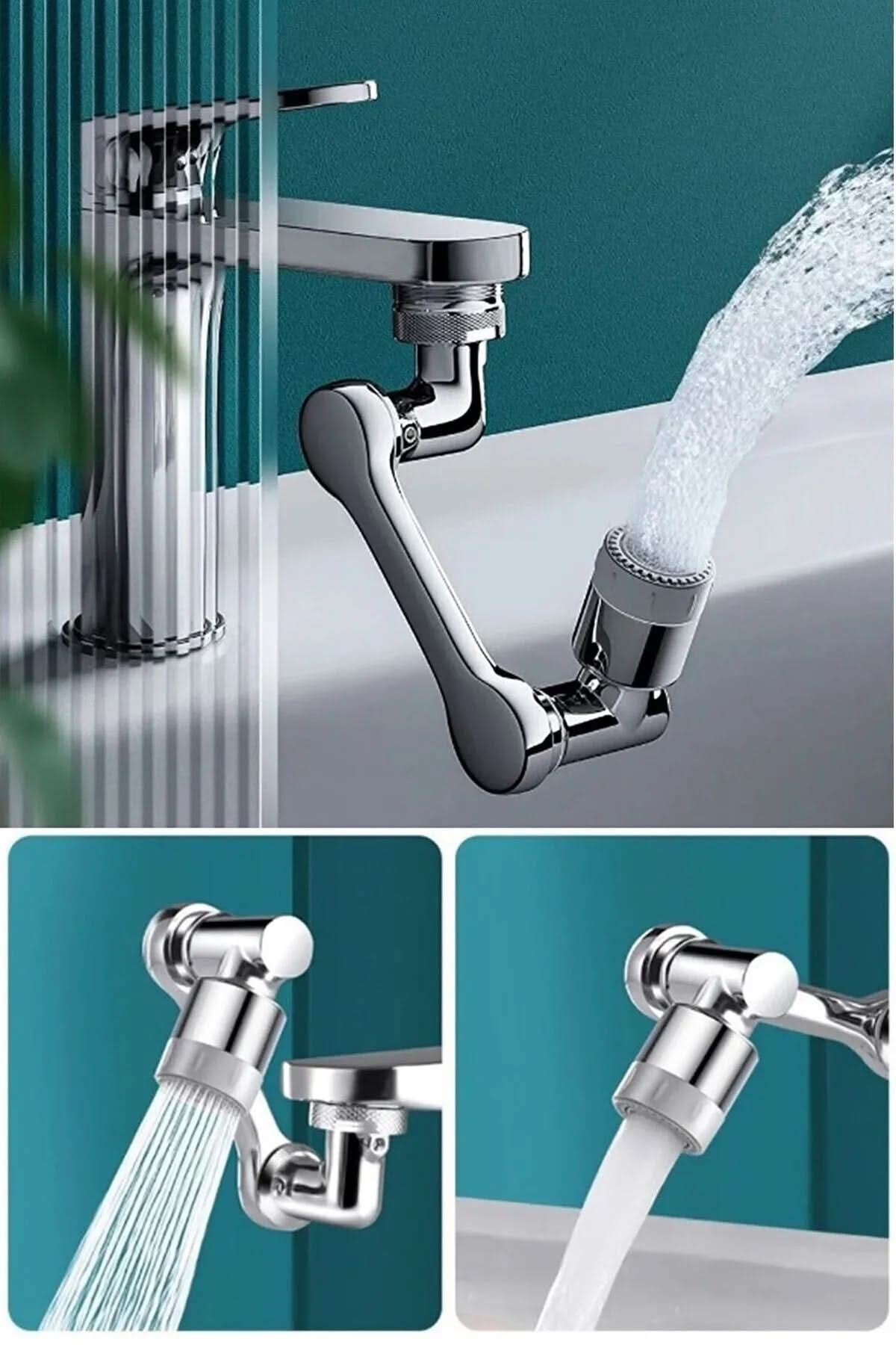 🚿1080° DERECE MUSLUK BAŞLIĞI - dibidip 