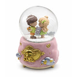 LOVE BÜYÜK BOY & 10CM PİLLİ & IŞIKLI MÜZİKLİ CAM KAR KÜRESİ