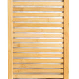 İBİCO 2 BÖLMELİ AHŞAP BAMBU KİRLİ ÇAMAŞIR SEPETİ