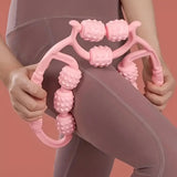 Selülit Masaj Aleti 9 Tekerlekli Lenf Drenaj Rulosu