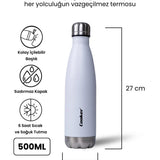 COOKER 500 ML RENKLİ ŞİŞE TERMOS