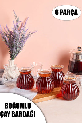 6 PARÇA CAM ÇAY BARDAĞI