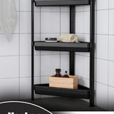 Vesken Üçgen Raf Ünitesi 3 Katlı Köşe Banyo Rafı Düzenleyici