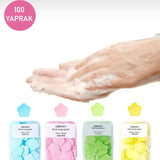 100 Yaprak Eriyen Mini Parfümlü Kağıt Sabun