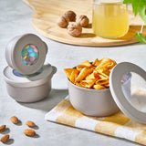 QLUX L-00957 KAPAKLI KASE & SAKLAMA KABI SETİ