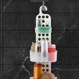 QLUX L-00791 AYARLANABİLİR RAFLI BANYO ASKISI