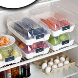 ŞEFFAF PLASTİK KAPAKLI BUZDOLABI ORGANİZERİ