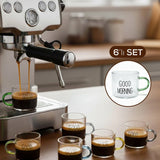 6 PARÇA KULPLU GOOD MORNING KAHVE BARDAĞI