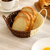 YAKUT YUVARLAK HASIR EKMEK SEPETİ