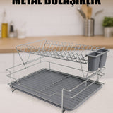 LALEZAR 2 KATLI METAL BULAŞIKLIK