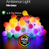 TOP 3 METRE PİLLİ 2 FONKSİYONLU LED DEKOR LAMBA