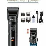 SİNBO USB ŞARJLI & LCD GÖSTERGELİ SAÇ & SAKAL KESME TIRAŞ MAKİNESİ